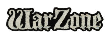 WARZONE - WARZONE DIE CUT EMBROIDERED PATCH