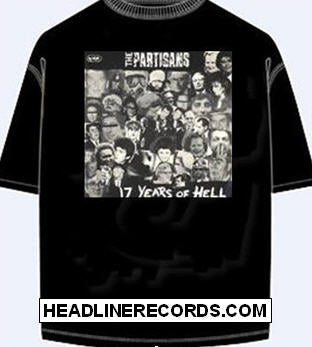 PARTISANS - 17 YEARS TEE SHIRT