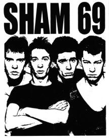SHAM 69 - BAND PICTURE PATCH