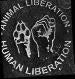 PATCH - ANIMAL LIBERATION - HUMAN LIBERATION PATCH