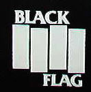 BLACK FLAG - BLACK FLAG LOGO (BLACK FABRIC) PATCH