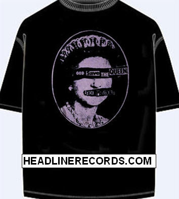 SEX PISTOLS - GOD SAVE THE QUEEN (BLACK) TEE SHIRT