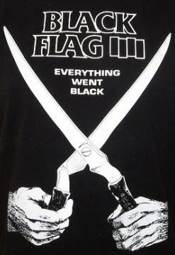 BLACK FLAG - EVERYTHING WENT BLACK BACK PATCH