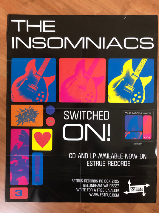 INSOMNIACS - SWITCHED ON POSTER