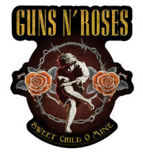 GUNS N ROSES - SWEET CHILD O MINE STICKER