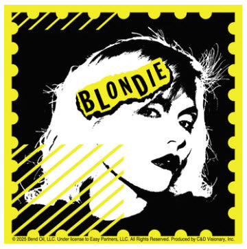 BLONDIE - STAMP STICKER
