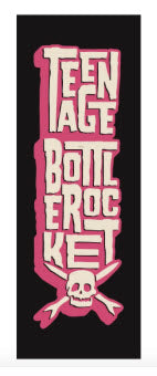 TEENAGE BOTTLEROCKET - THE INVISIBLE MAN LOGO STICKER