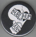 SUBHUMANS - SKULL W/ MICROPHONE 2.25" BIG BUTTON
