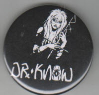 DR KNOW - LOGO  2.25" BIG BUTTON