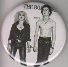 SEX PISTOLS - SID & NANCY HANSCUFF 2.25" BIG BUTTON