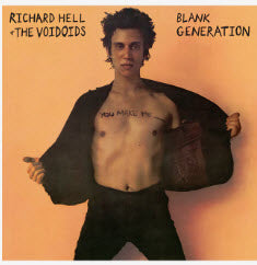 RICHARD HELL - BLANK GENERATION STICKER