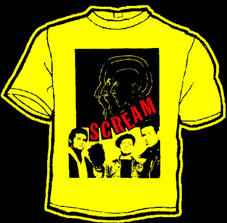 SCREAM - BAND W/ LOGO TEE SHIRT