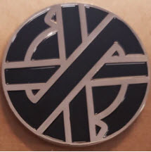 CRASS - LOGO MEGA ENAMEL PIN BADGE