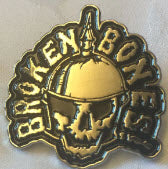 BROKEN BONES - OLD LOGO ENAMEL PIN BADGE