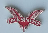 COCK SPARRER - LOGO SMALL ENAMEL PIN BADGE