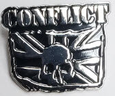 CONFLICT - FLAG ENAMEL PIN BADGE