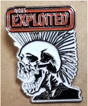 EXPLOITED - LET'S START A WAR ENAMEL PIN BADGE
