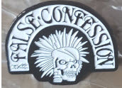 FALSE CONFESSION - LOGO ENAMEL PIN BADGE