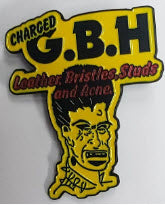 GBH - LEATHER BRISTLES STUDS AND ACNE MEGA ENAMEL PIN BADGE