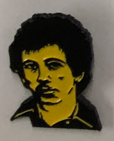 BUZZCOCKS - PETE SHELLEY ENAMEL PIN BADGE