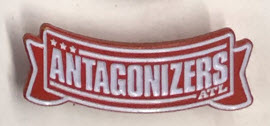 ANTAGONIZERS - ANTAGONIZERS ENAMEL PIN BADGE