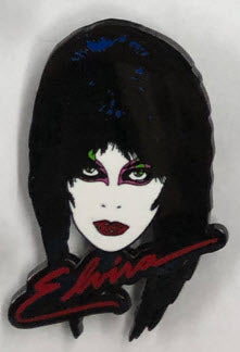 ELVIRA - 80'S ENAMEL PIN BADGE