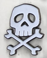 MISFITS - CAPTAIN HARLOCK SKULL ENAMEL PIN