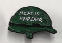 SMITHS - MEAT IS MURDER (HELMET) ENAMEL PIN BADGE