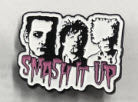 DAMNED - SMASH IT UP CUT OUT ENAMEL PIN