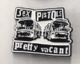 SEX PISTOLS - PRETTY VACANT ENAMEL PIN BADGE