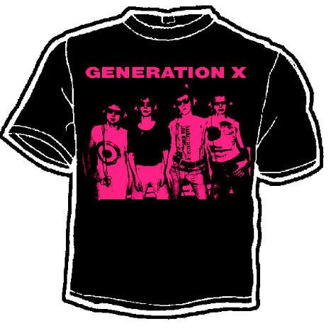 GENERATION X - PINK BAND TEE SHIRT