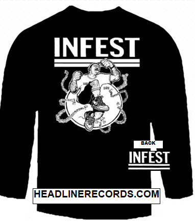 INFEST - BREAKING THE CHAIN LONG SLEEVE TEE SHIRT
