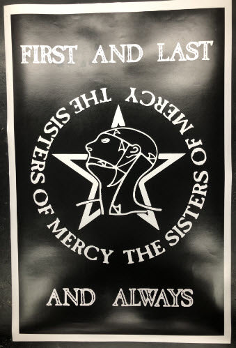 SISTERS OF MERCY - FIRST & LAST & ALWAYS POSTER