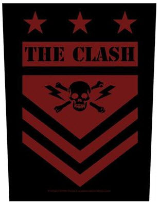 CLASH - MILITARY SHIELD BACK PATCH