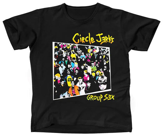 CIRCLE JERKS - GROUP SEX TEE SHIRT