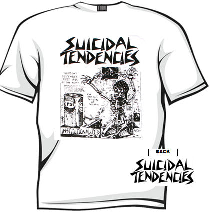 SUICIDAL TENDENCIES - INSTITUTIONALIZED TEE SHIRT