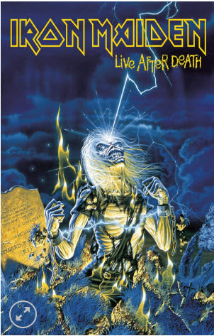 IRON MAIDEN - LIVE AFTER DEATH COUNTER TOP POSTER