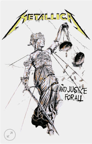 METALLICA - JUSTICE FOR ALL COUNTER TOP POSTER