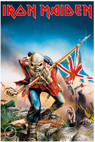 IRON MAIDEN - TROOPER COUNTER TOP POSTER