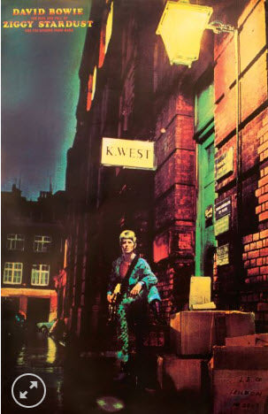 DAVID BOWIE - ZIGGY STARDUST COUNTER TOP POSTER