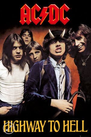 AC/DC - HIGHWAY TO HELL COUNTER TOP POSTER