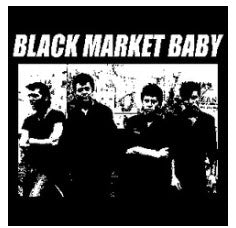 BLACK MARKET BABY - BAND PICTURE STICKER