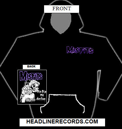 MISFITS - DIE DIE MY DARLING HOODIE SWEATSHIRT