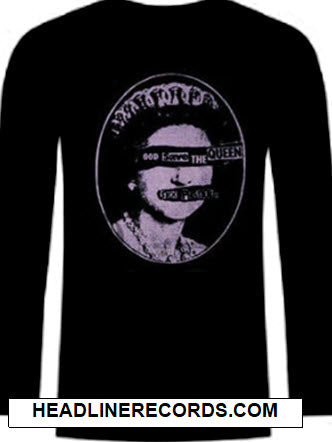 SEX PISTOLS - GOD SAVE THE QUEEN LONG SLEEVE TEE SHIRT