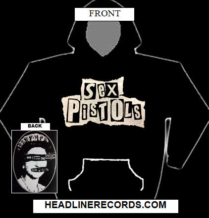 SEX PISTOLS - GOD SAVE THE QUEEN HOODIE SWEATSHIRT