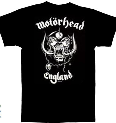 MOTORHEAD - ENGLAND TEE SHIRT