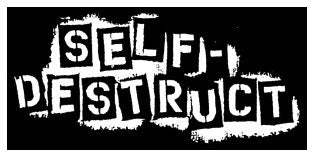 SELF DESTRUCT - SELF DESTRUCT PATCH
