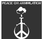 CRUCIFIX - PEACE OR ANNHILATION (LOGO) PATCH