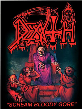 DEATH - SCREAM BLOODY GORE CANVAS POSTER