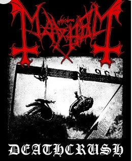 MAYHEM - DEATHCRUSH CANVAS POSTER